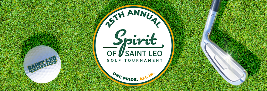 Spirit of Saint Leo banner - 25th anniversary