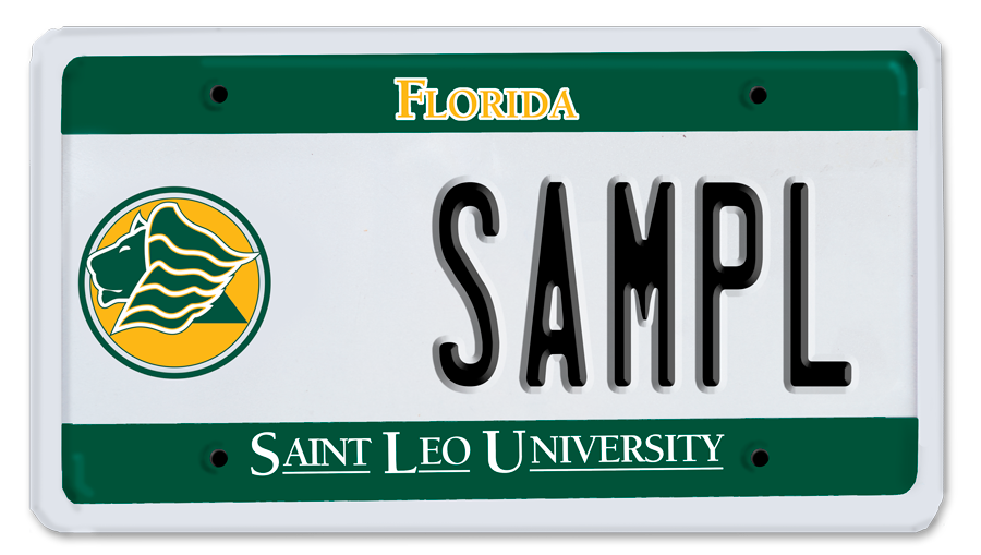 Saint Leo FL license plate